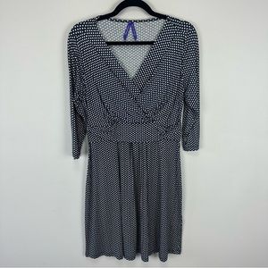 Seraphine Jersey Knit Geometric Print Dress